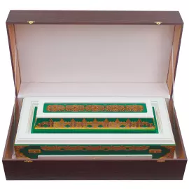 Нарды подарочные с агатом и нефритом "Султан" Златоуст